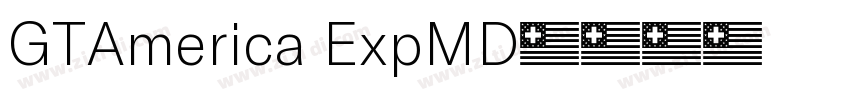 GTAmerica ExpMD字体转换